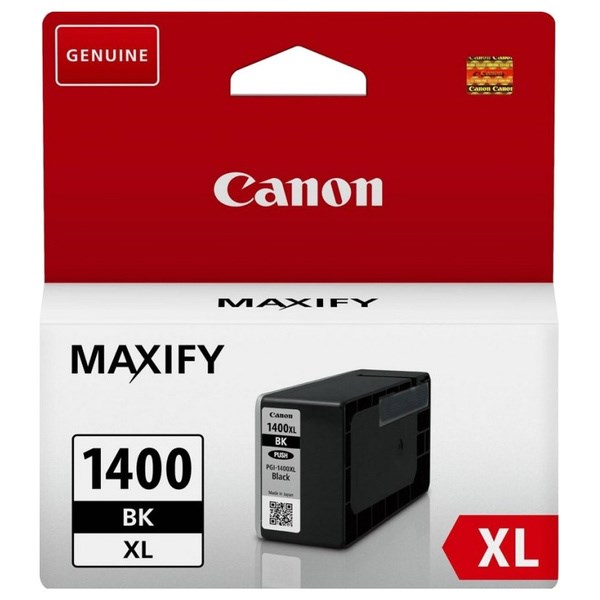 Картридж струйный Canon PGI-1400XLBK 9185B001 черный (1200стр.) для Canon Maxify МВ2040/2340 - фото 10155