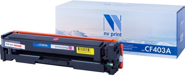 Картридж NVP совместимый NV-CF403A Magenta для HP Color LaserJet Pro M252dw/ M252n/ M274n/ M277dw/ M277n (1400k) - фото 10254