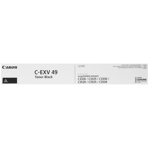 Тонер Canon C-EXV49BK 8524B002 черный туба для копира iR-ADV C33xx (Оригинальный) - фото 10340