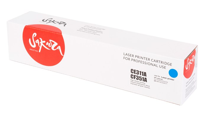 Картридж SAKURA CE311A/CF351A для HP LaserJet Pro CP1025, M175A/ M177fw/ M275, синий, 1000 к. - фото 10378