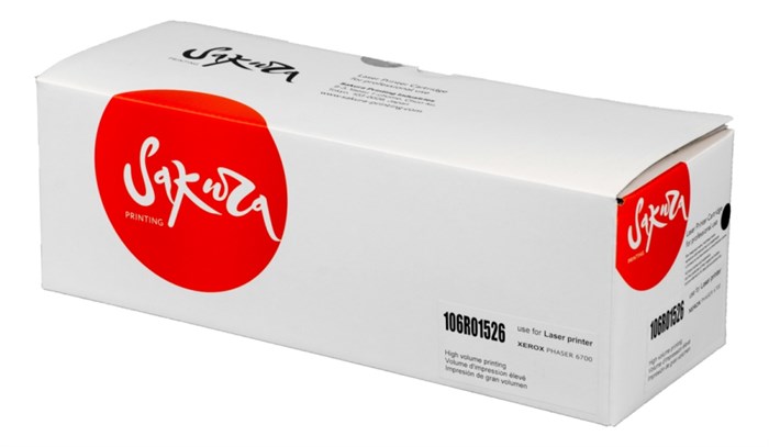 Картридж SAKURA 106R01526 для Xerox Phaser 6700, черный, 18 000 к. - фото 10496