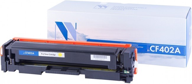 Картридж NVP совместимый NV-CF402A Yellow для HP Color LaserJet Pro M252dw/ M252n/ M274n/ M277dw/ M277n (1400k) - фото 10622