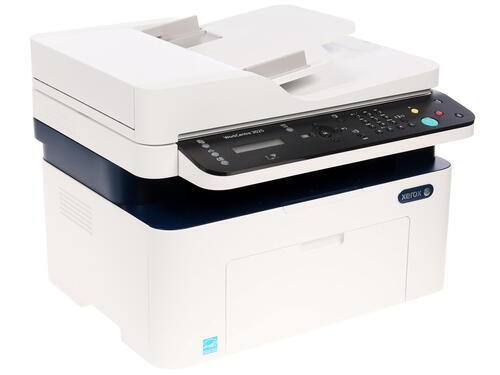 МФУ лазерный Xerox WorkCentre WC3025NI (3025V_NI) A4 Net WiFi белый/синий - фото 11515