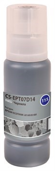 Чернила Cactus CS-EPT07D14 115PBK черный фото70мл для Epson ECOTANK L8160/8180 - фото 11924