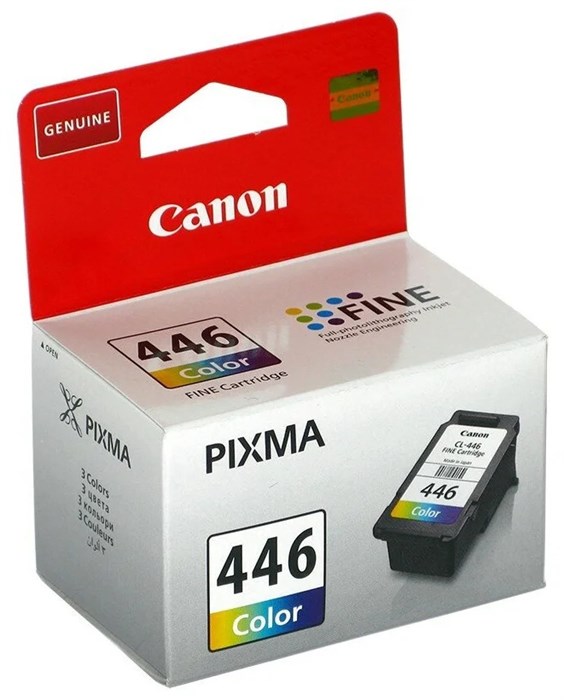 Картридж струйный Canon CL-446 8285B001 многоцветный для Canon MG2440/MG2540 - фото 12241