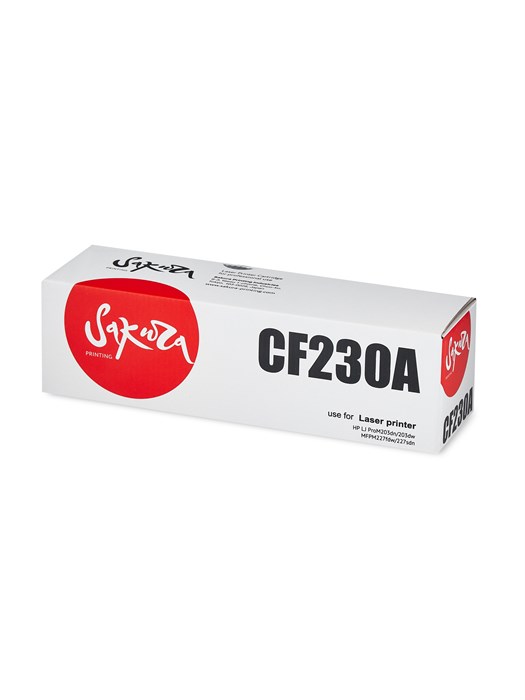 Картридж Sakura CF230A (30A) для HP LJ M203dn/LJ M203dw/LJ M227dw/LJ M227fdw/LJ M227sdn, черный, 1600 к. - фото 12277