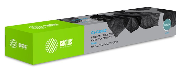 Картридж лазерный Cactus CS-C2503C 841928 голубой (9500стр.) - фото 12400