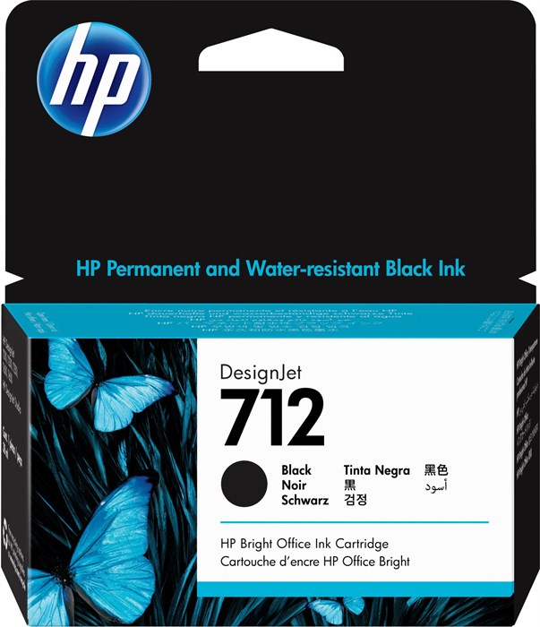 Картридж струйный HP 712 3ED70A черный (38мл) для HP DJ Т230/630 (Оригинальный) - фото 12551