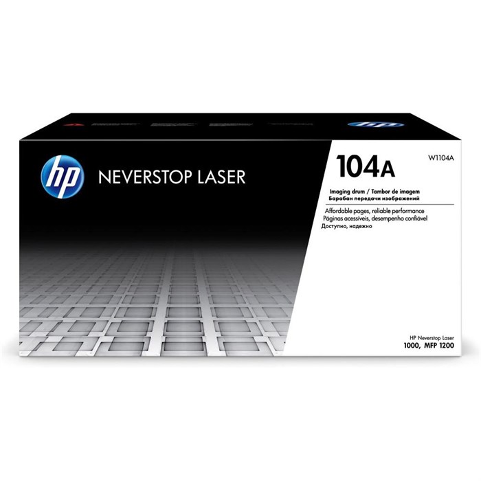Блок фотобарабана HP 104 W1104A черный ч/б:20000стр. для HP Neverstop Laser 1000a/1000w/1200a/1200w - фото 13119