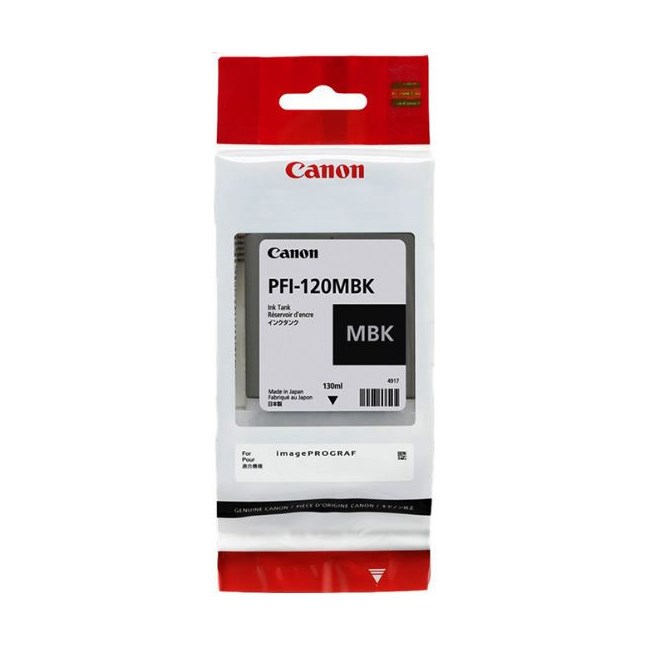 Картридж струйный Canon PFI-120 MBK 2884C001 черный матовый (130мл) для Canon imagePROGRAF TM-200/20 1125027 - фото 14041