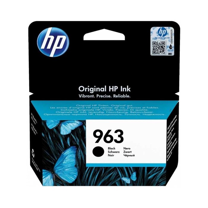 Картридж струйный HP 963 3JA26AE черный (1000стр.) для HP OfficeJet Pro 901x/902x/HP 1153479 - фото 14314