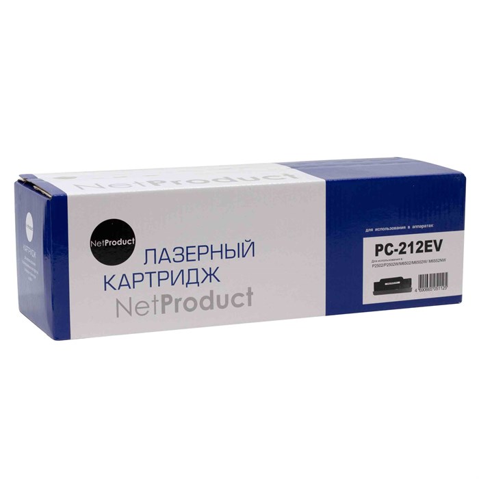 Картридж NetProduct (N-PC-212EV) для Pantum P2502/P2502W/M6502/M6502W/M6552NW, 1,6К 9897153 - фото 14390