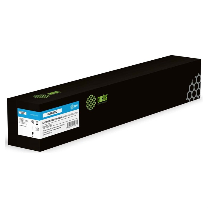 Картридж лазерный Cactus CS-MC2000C 842453 голубой (15000стр.) для Ricoh M C2000 2013407