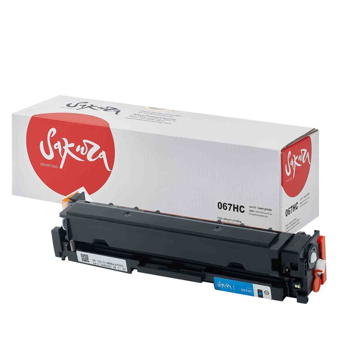 Картридж Sakura 067HC (5105C002) для Canon i-SENSYS LBP631/LBP633/MF651/MF655/MF657, голубой, 2350 к. 11084
