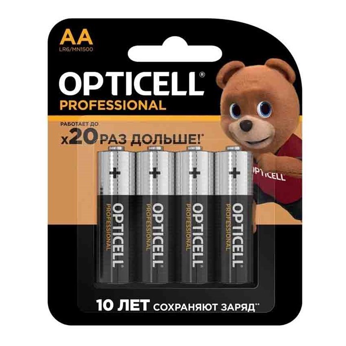 Батарея Opticell Professional LR6 AA (4шт) блистер 6052001 2159939