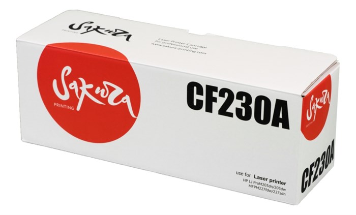 Картридж SAKURA CF230A для HP LJ Pro m203dn/ m203dw/ m227dw/ m227fdw/ m227sdn, черный, 1 600 к. - фото 9057