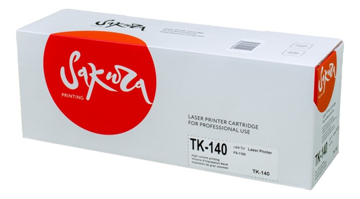 Картридж SAKURA TK140/142/144 для Kyocera Mita FS-1100, черный, 4000 к - фото 9170