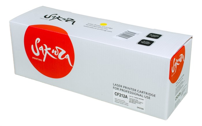 Картридж SAKURA CF212A для HP LJ Pro M251/M276,Canon LBP7100Cn / 7110Cw желтый, 1800 к. - фото 9204