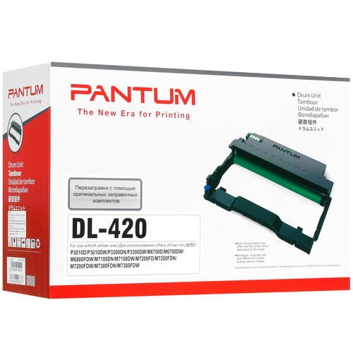 Блок фотобарабана Pantum DL-420 ч/б:30000стр. для Series P3010/M6700/M6800/P3300/M7100/M7200/P3300/M (Оригинальный) - фото 9231