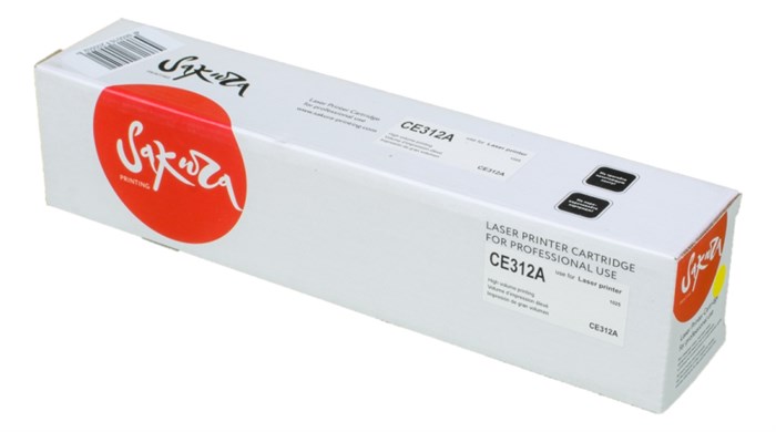 Картридж SAKURA CE312A для HP LaserJet Pro CP1025/CP1025NW,Canon i-SENSYS LBP-7010 Color  желтый, 1000 к. - фото 9759