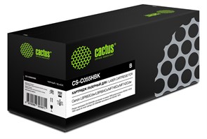 Картридж лазерный Cactus CS-C055HBK черный (7600стр.) для Canon LBP663Cdw/LBP664Cx/MF746Cx/MF742Cdw/MF744Cdw