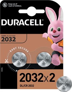 Батарея Duracell DL/CR2032 CR2032 (2шт) DL2032