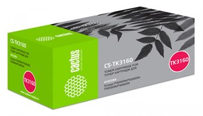 Картридж лазерный Cactus CS-TK3160 черный (12500стр.) для Kyocera Ecosys P3045dn/P3050dn/P3055dn/P30