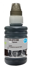 Чернила Cactus CS-GT51BKB M0H57AE черный 100мл для DeskJet GT 5810/5820/5812/5822