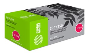 Картридж лазерный Cactus CS-TK350 черный (15000стр.) для Kyocera Mita FS 3920/3920DN