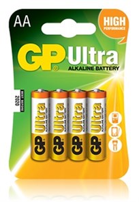 Батарея GP Ultra Alkaline 15AU LR6 AA (4шт) GP 15AU-2CR4 ULTRA