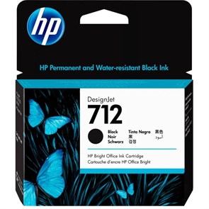 Картридж струйный HP 712 3ED71A черный (80мл) для HP DJ Т230/630 ( Оригинальный)