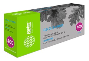 Картридж лазерный Cactus CS-CLT-C409S CLT-C409S голубой (1000стр.) для Samsung CLP-310/315/CLX-3170/