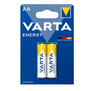Батарея Varta Energy LR6 Alkaline AA (2шт) блистер 04106229412