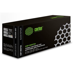 Картридж лазерный Cactus CSP-W2070A черный (1000стр.) для HP Color Laser 150a/150nw/178nw MFP/179fnw