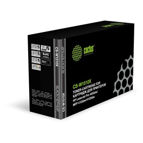 Картридж лазерный Cactus CS-W1510X  W1510X черный (9700стр.) для HP LJ Pro 4003dw/MFP 4103dw/4103fdw 1988406