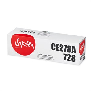 Картридж SAKURA CE278A/CRG728, черный, 2100 к. SACE278A/CRG728