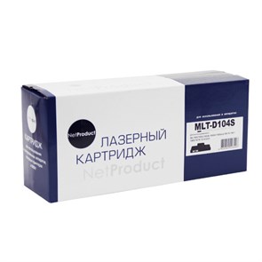 Картридж NetProduct (N-MLT-D104S) для Samsung ML-1660/1665/1860/SCX-3200/3205/3207, 1,5K 999010090252