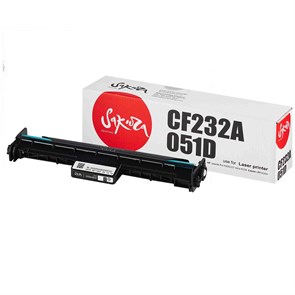 Фотобарабан Sakura CF232A/051D для HP, Canon LJ M203/227UltraM230/LBP162dw/LBP-160/LBP-162/MF-260/MF-264/MF-267/MF-269, черный, 23000 к. SACF232A/051D-1