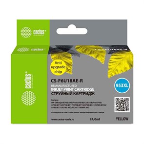 {{photo.Alt || photo.Description || 'Картридж струйный Cactus CS-F6U18AE-R 953XL желтый (24мл) для HP OJ Pro 7740/8210/8218/8710/8715 с чипом'}}