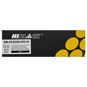 Тонер-картридж Hi-Black (HB-CF230X/051H) для HP LJ Pro M203/MFP M227/LBP162dw/MF 264dw/267dw, 4K 7970267101