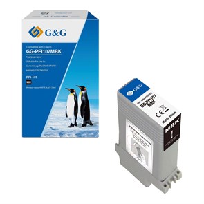 Картридж струйный G&amp;G GG-PFI107MBK PFI-107 MBK черный матовый (130мл) для Canon imageProGRAF iPF670/680/685/770/780/785 2064676