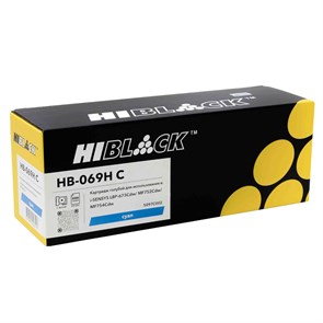 Картридж Hi-Black (HB-069H C) Canon i-Sensys LBP-673Cdw/MF752Cdw/MF754Cdw, C, 5,5K HB-069H-C