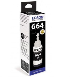 Чернила Epson T6641 C13T66414A черный (70мл) для Epson L100