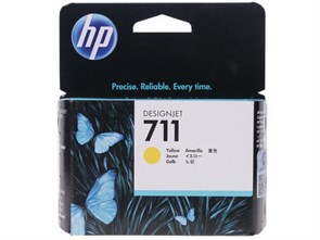 Картридж струйный HP 711 CZ132A желтый (29мл) для HP DJ T120/T520