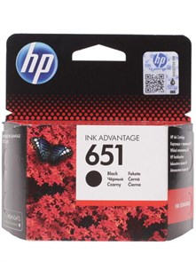 Картридж струйный HP 651 C2P10AE черный (600стр.) для HP DJ IA