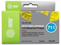 Картридж струйный Cactus CS-CZ132 №711 желтый (26мл) для HP DJ T120/T520 - фото 11614