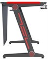 Стол игровой Cactus CS-GTZ-BK-CARBON-RED столешница МДФ карбон, каркас черный 1563307