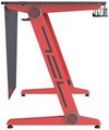 Стол игровой Cactus CS-GTZ-RDBK-CARBON столешница МДФ карбон, каркас красный 1563600 - фото 11734