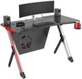 Стол игровой Cactus CS-GTX-AL-CARBON-RED столешница МДФ карбон, каркас серебристый 1563606 - фото 11744 Стол игровой Cactus CS-GTX-AL-CARBON-RED столешница МДФ карбон, каркас серебристый 1563606 - фото 11744