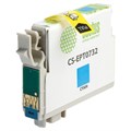 Картридж струйный Cactus CS-EPT0732 голубой (11.4мл) для Epson Stylus С79/C110/СХ3900/CX4900/CX5900/ 690126